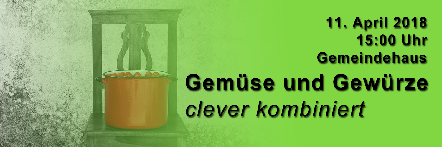 Gemüse und Gewürze clever kombiniert