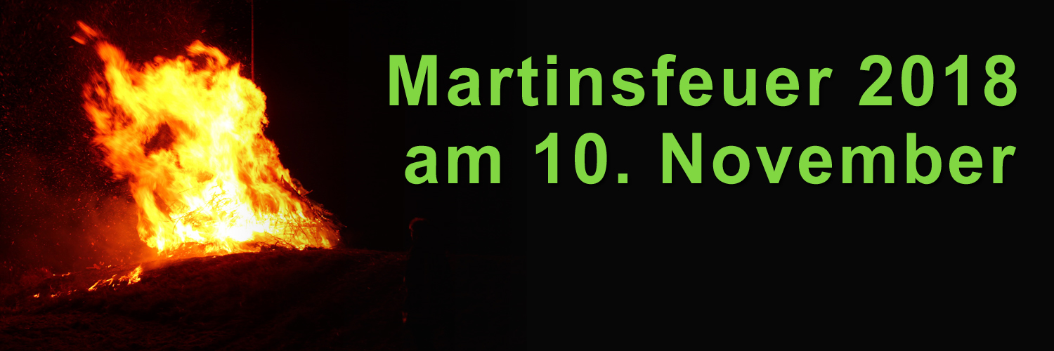 St. Martinszug und Martinsfeuer
